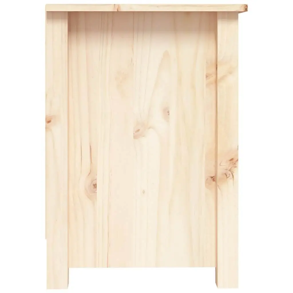Brown TV Cabinet Solid Pine Wood Storage Unit with 2 Drawers and 4 Open Compartments 103x36.5x52 cm