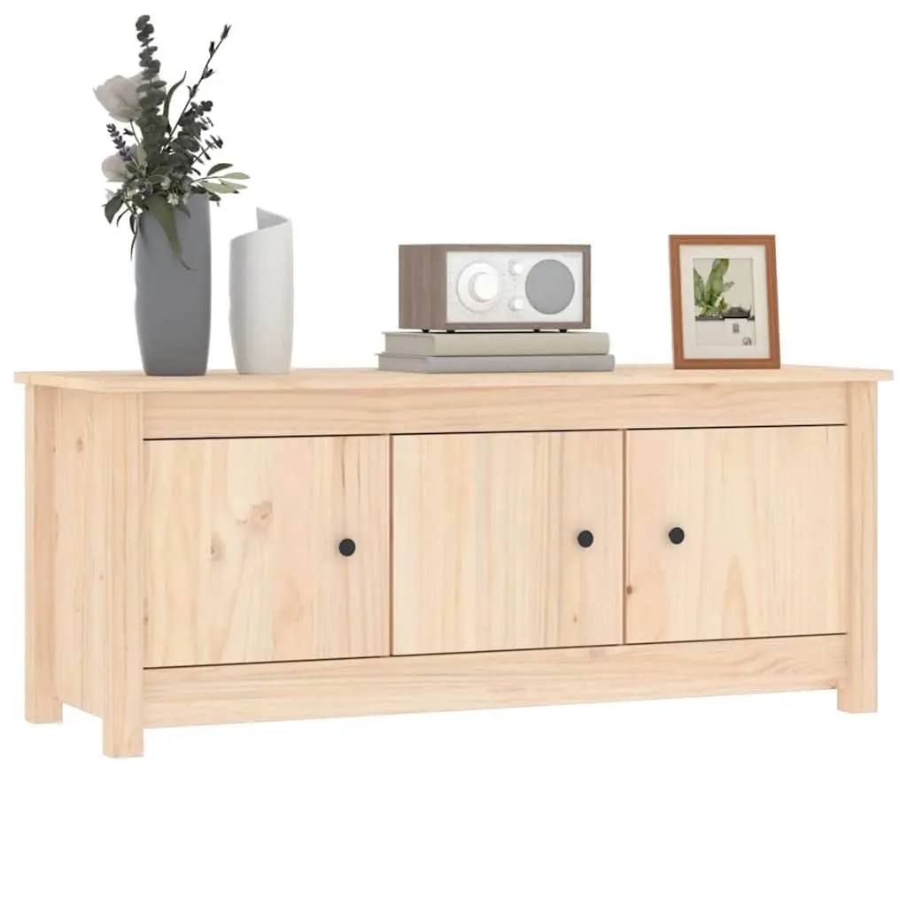 Wooden Shoe Cabinet 110x38x45.5cm Brown Solid Pine Storage Rack Organiser