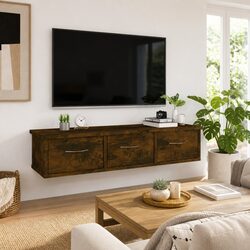 Functional Wall-Mounted Cabinet with 3 Drawers for Home Organization