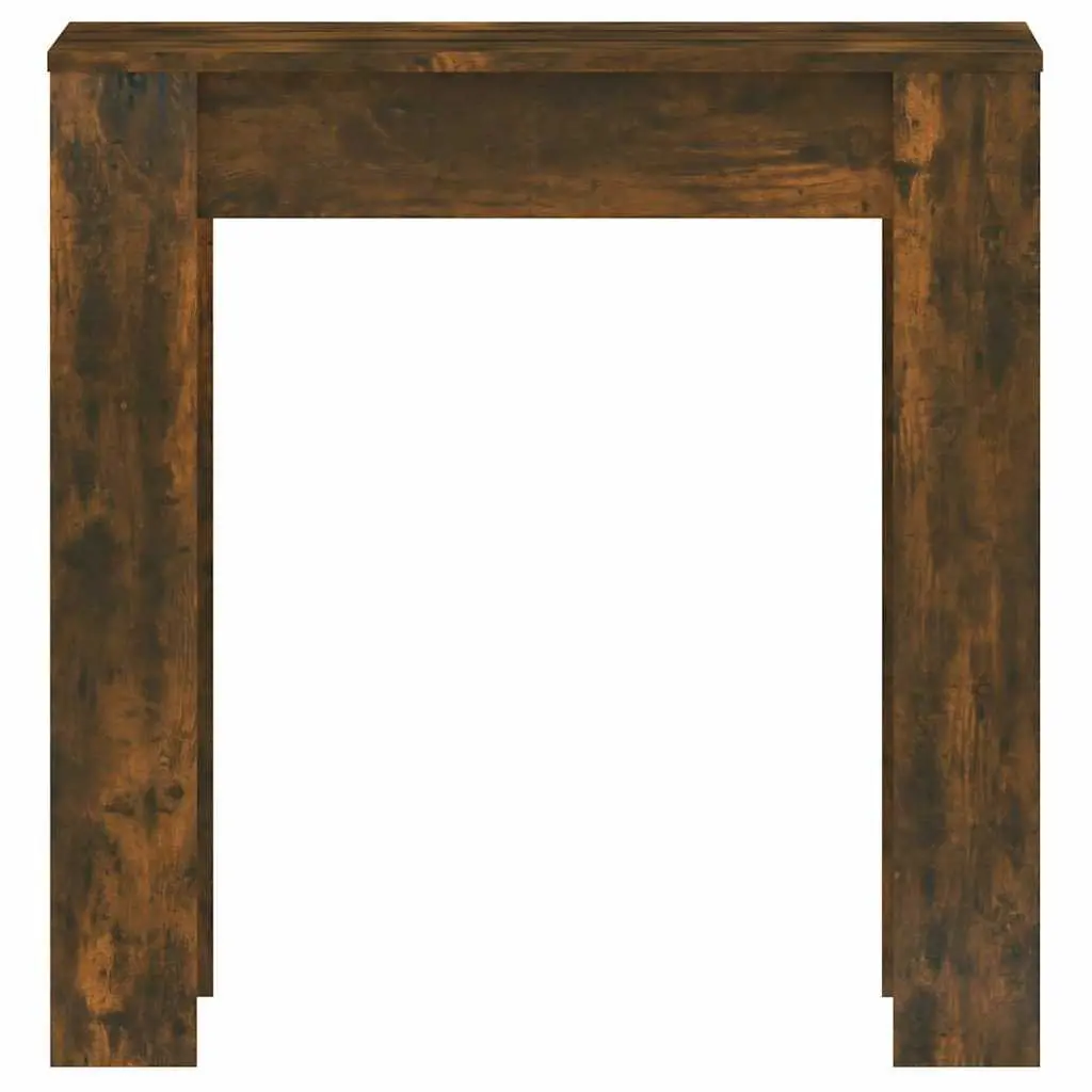 Dining Table Engineered Wood 140cm Smoked Oak