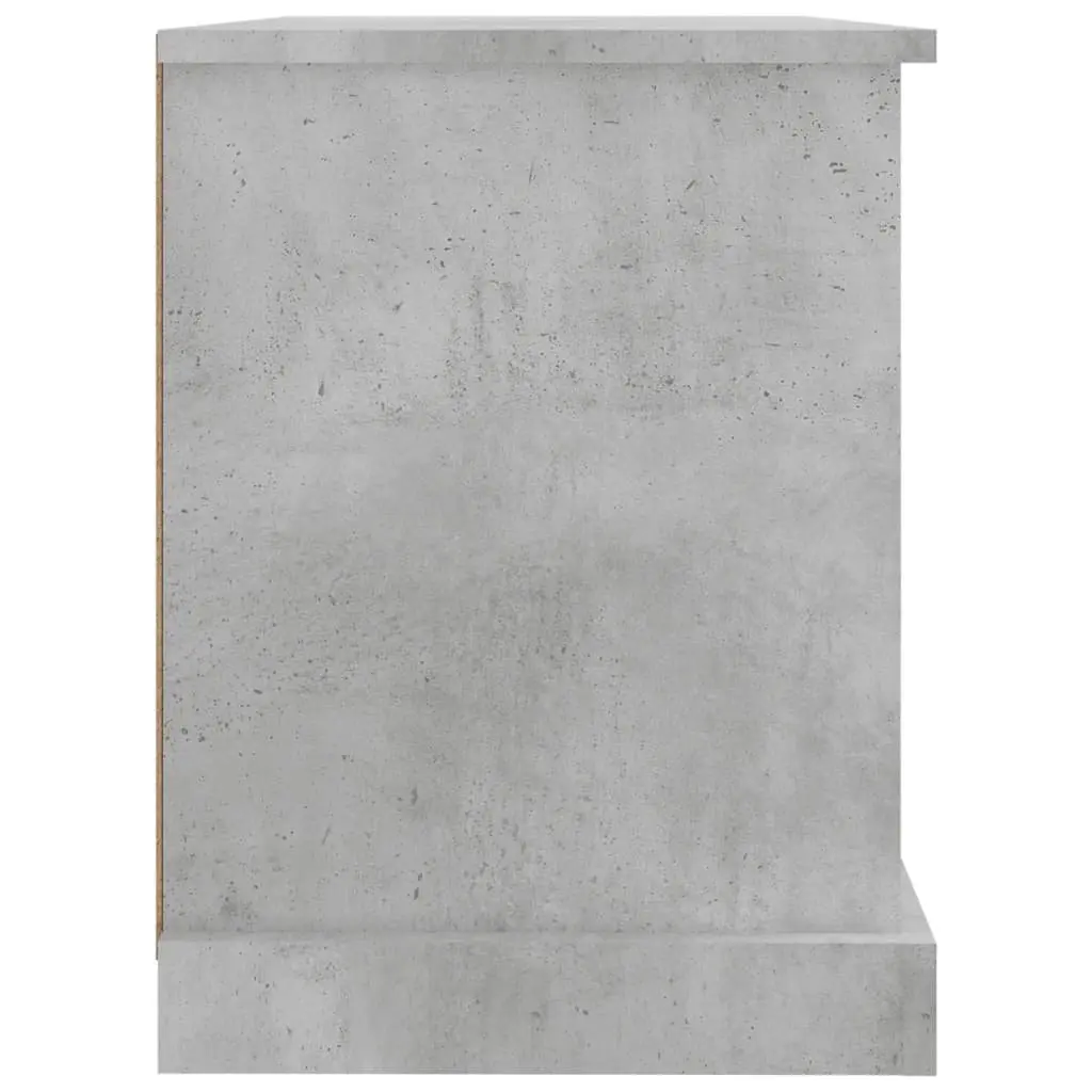 Grey TV Cabinet 73x35.5x47.5cm for Various Spaces