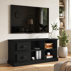 Practical Black TV Cabinet for Every Home