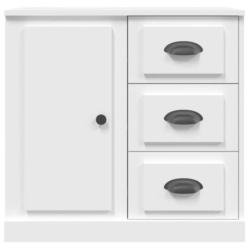 Sideboard Engineered Wood 70x35.5x67.5 cm White Storage Cabinet