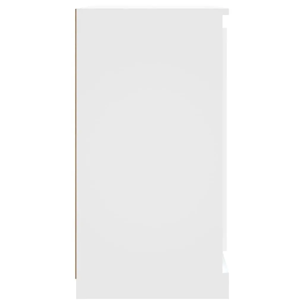 Sideboard Engineered Wood 70x35.5x67.5 cm White Storage Cabinet