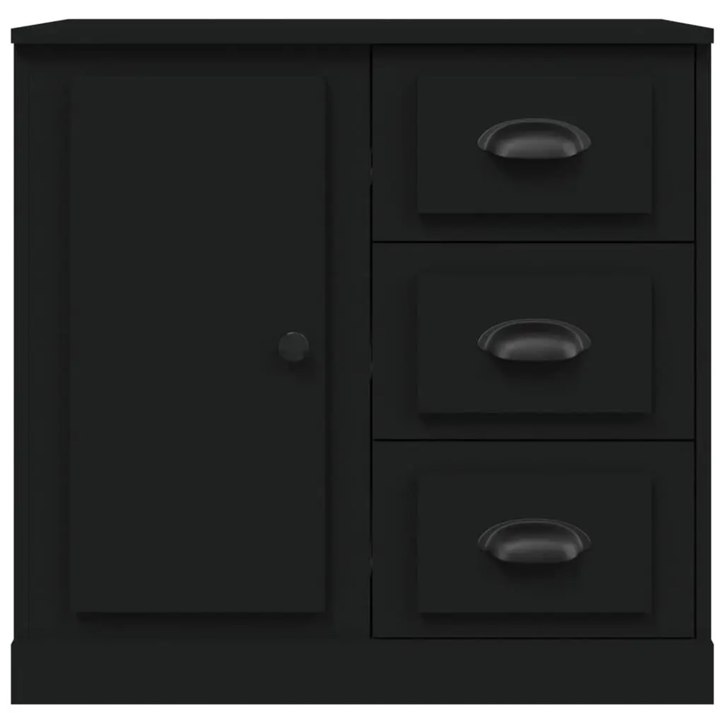 Sideboard Engineered Wood Black 70 x 35.5 x 67.5 cm