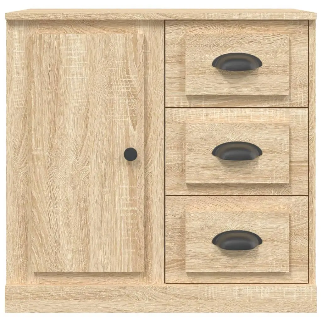 Sideboard Engineered Wood Brown 70x35.5x67.5 cm Storage Cabinet