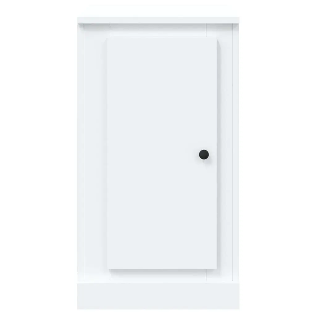 Sideboards Engineered Wood 37.5 x 35.5 x 67.5 cm White Storage Cabinet Cupboard 2 pcs Home Furniture