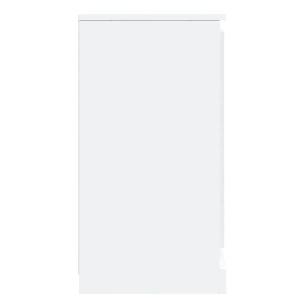 Sideboards Engineered Wood 37.5 x 35.5 x 67.5 cm White Storage Cabinet Cupboard 2 pcs Home Furniture