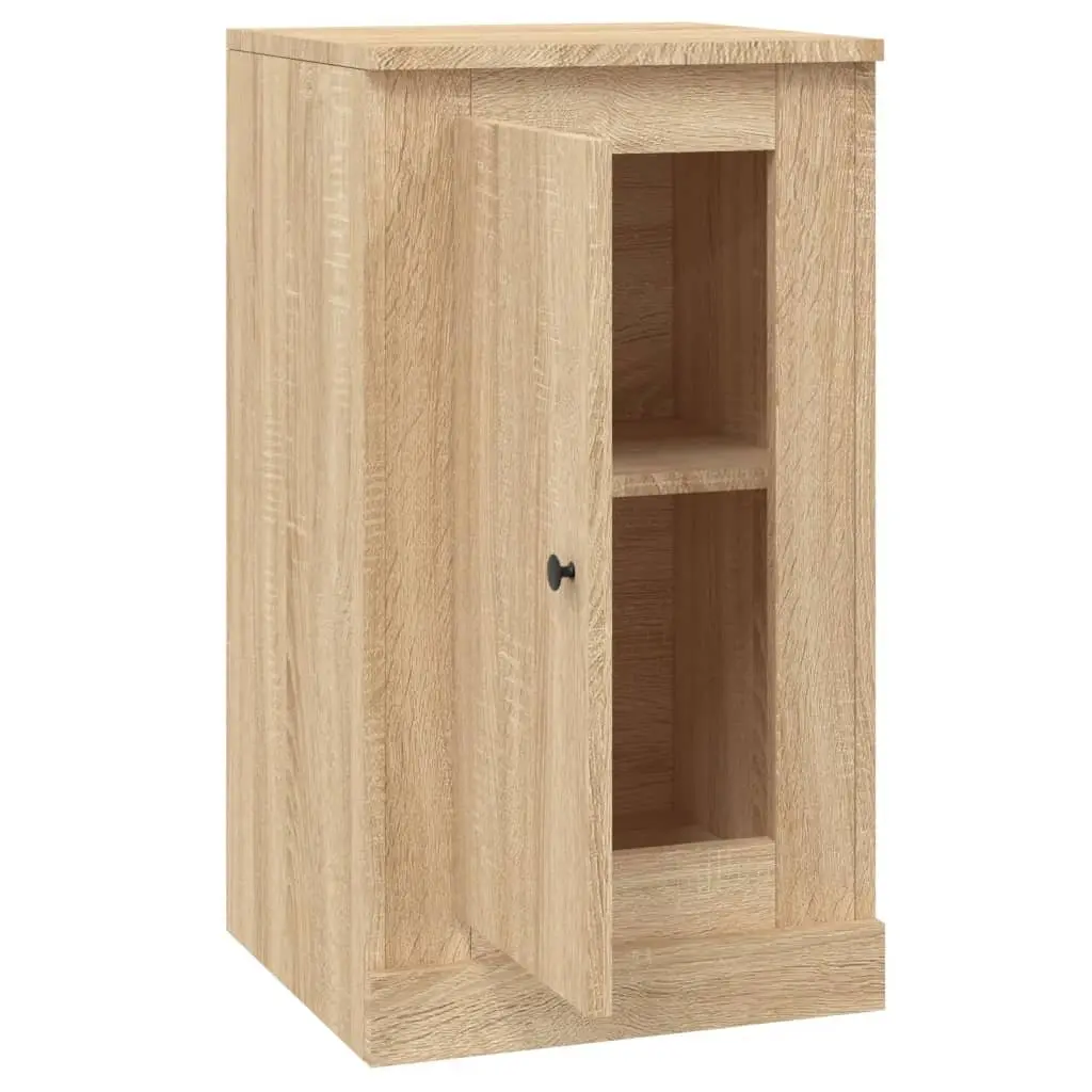 Sideboards 2 pcs Brown Engineered Wood Storage Cabinet Cupboard Display Unit