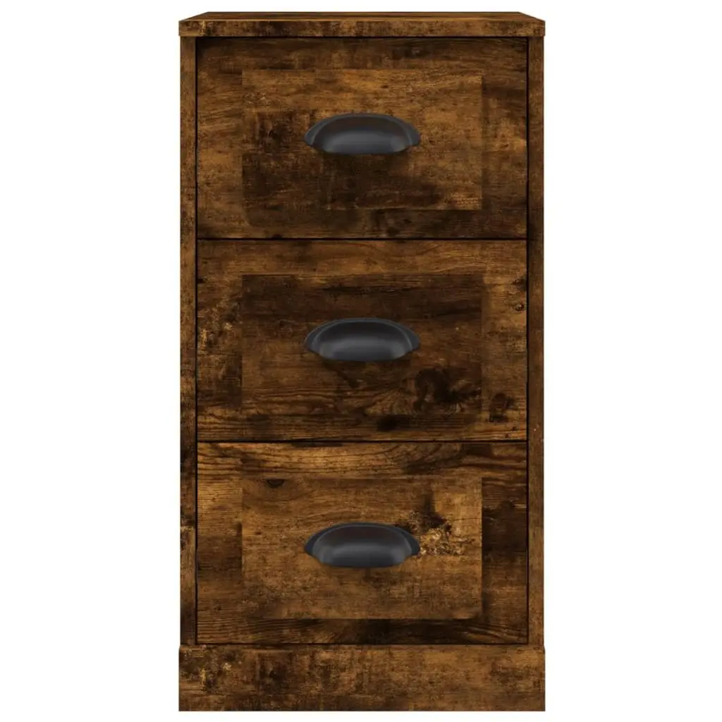 Brown Sideboard Engineered Wood Display Cabinet Storage Furniture 36cm x 35.5cm x 67.5cm