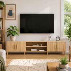 Brown TV Cabinet for Various Living Spaces