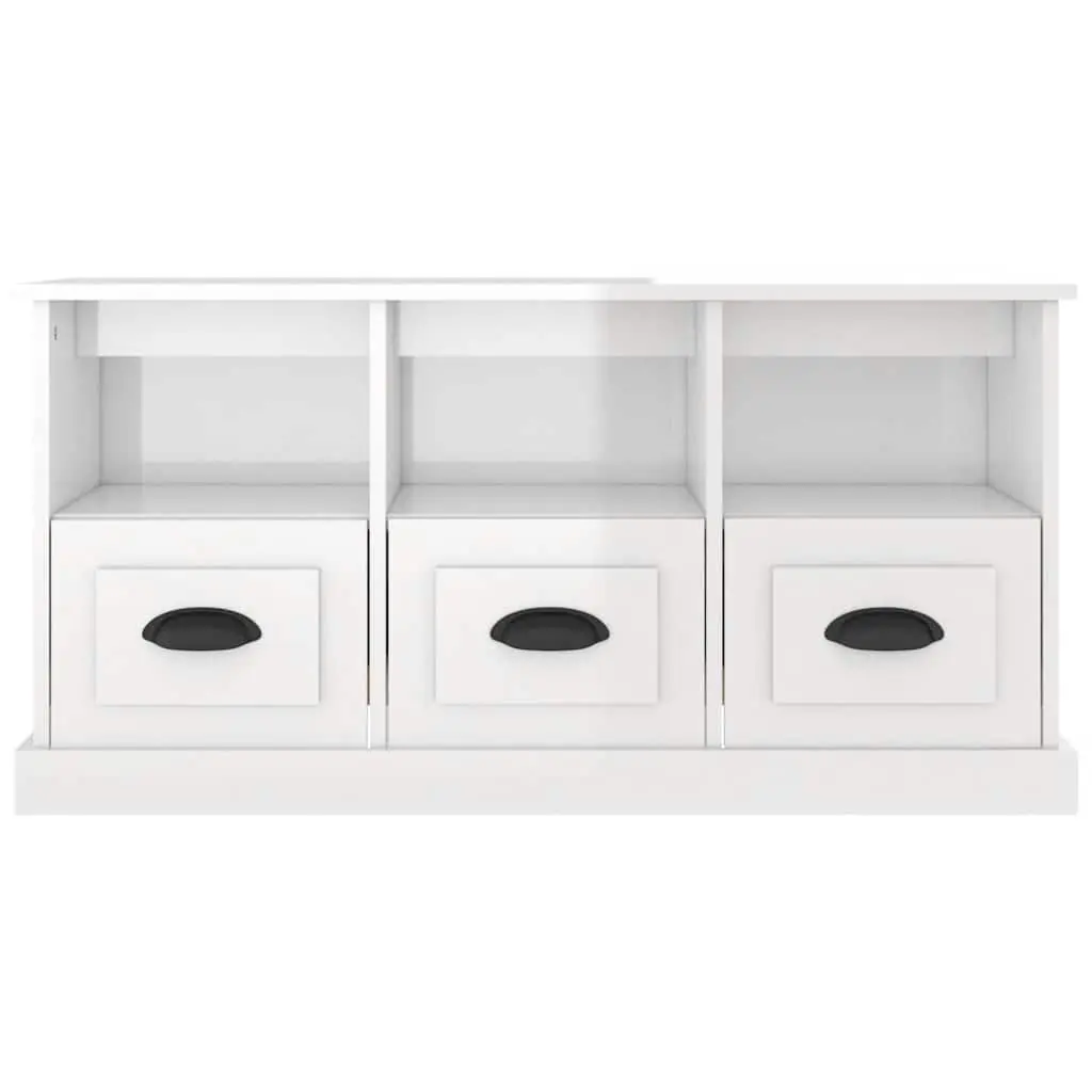 White TV Cabinet for Organized Entertainment
