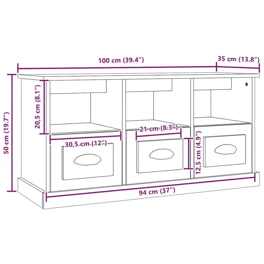 White TV Cabinet for Organized Entertainment