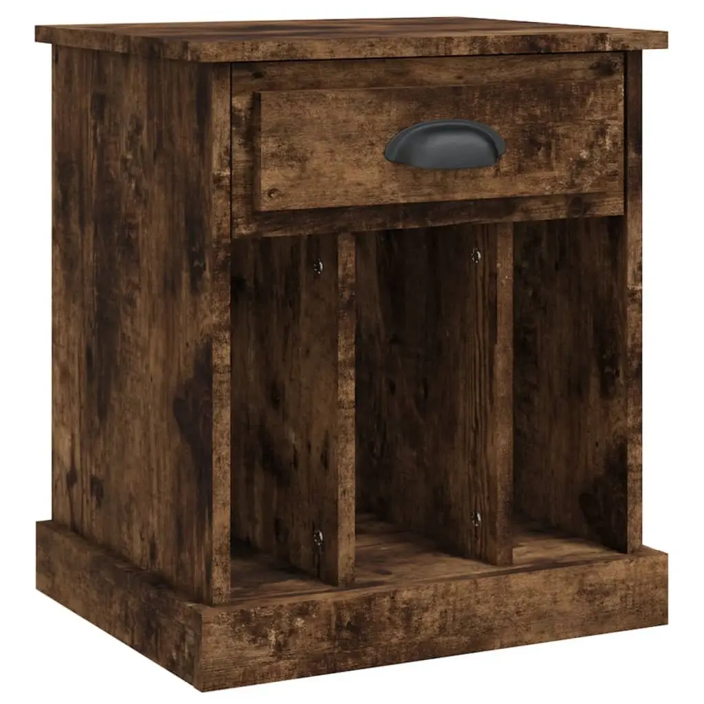 Bedside Cabinets Engineered Wood Brown 43 x 36 x 50 cm 2 Piece