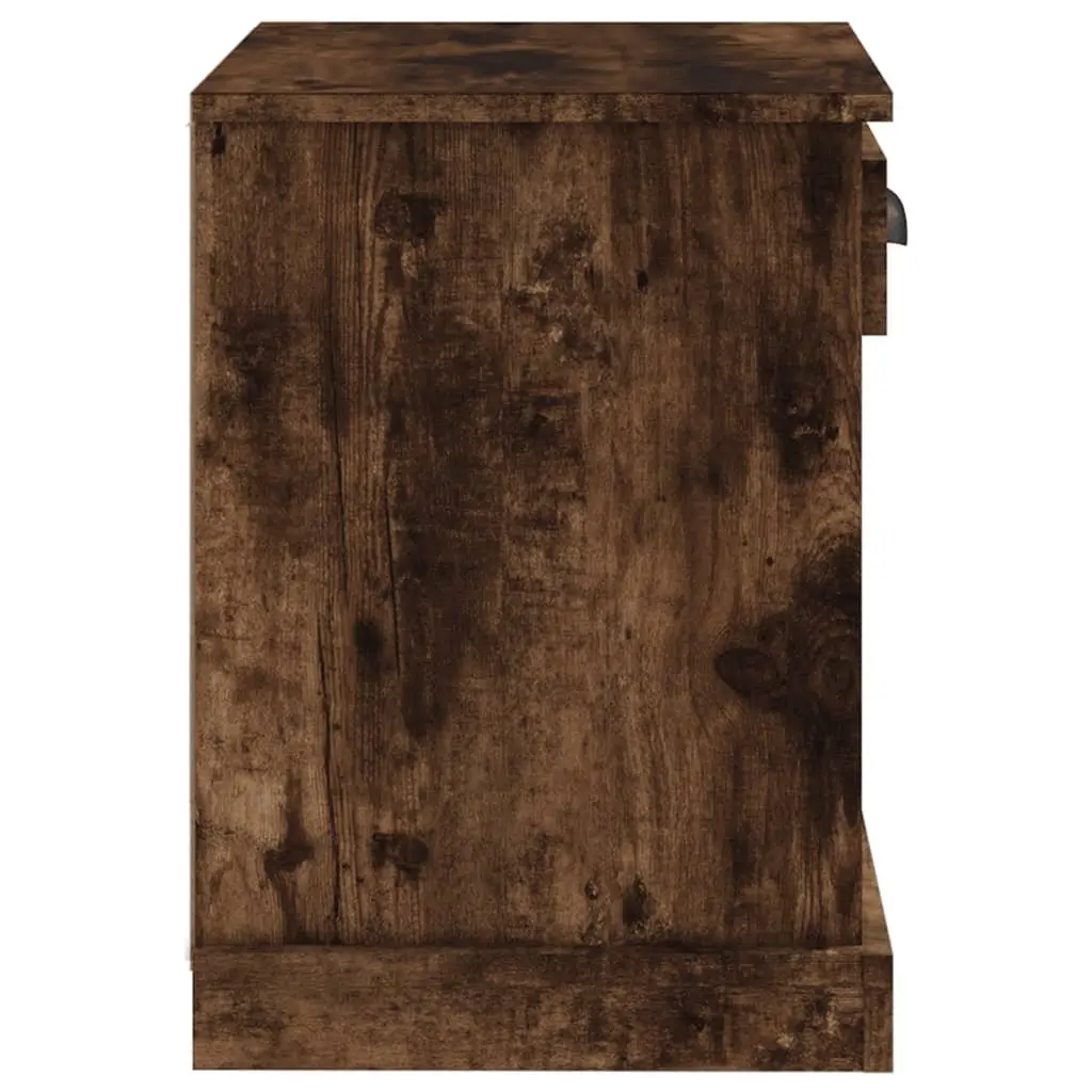 Bedside Cabinets Engineered Wood Brown 43 x 36 x 50 cm 2 Piece