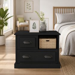 Practical Black Nightstand for Everyday Use