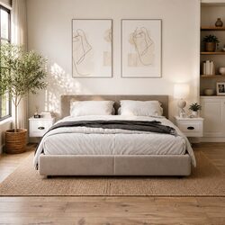 Functional Floating Cabinets for Efficient Bedroom Use