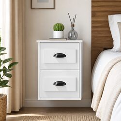 Functional Wall-mounted Bedside Cabinet for Any Room