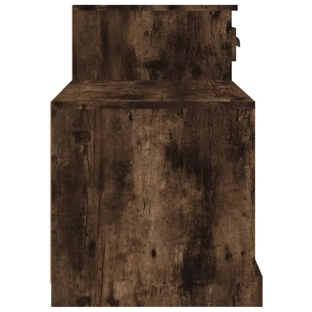 Shoe Cabinet Brown Engineered Wood Storage Organiser Cupboard 100x42x60 cm