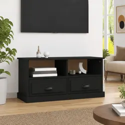 Black TV Cabinet - Perfect for Your Living Room Setup