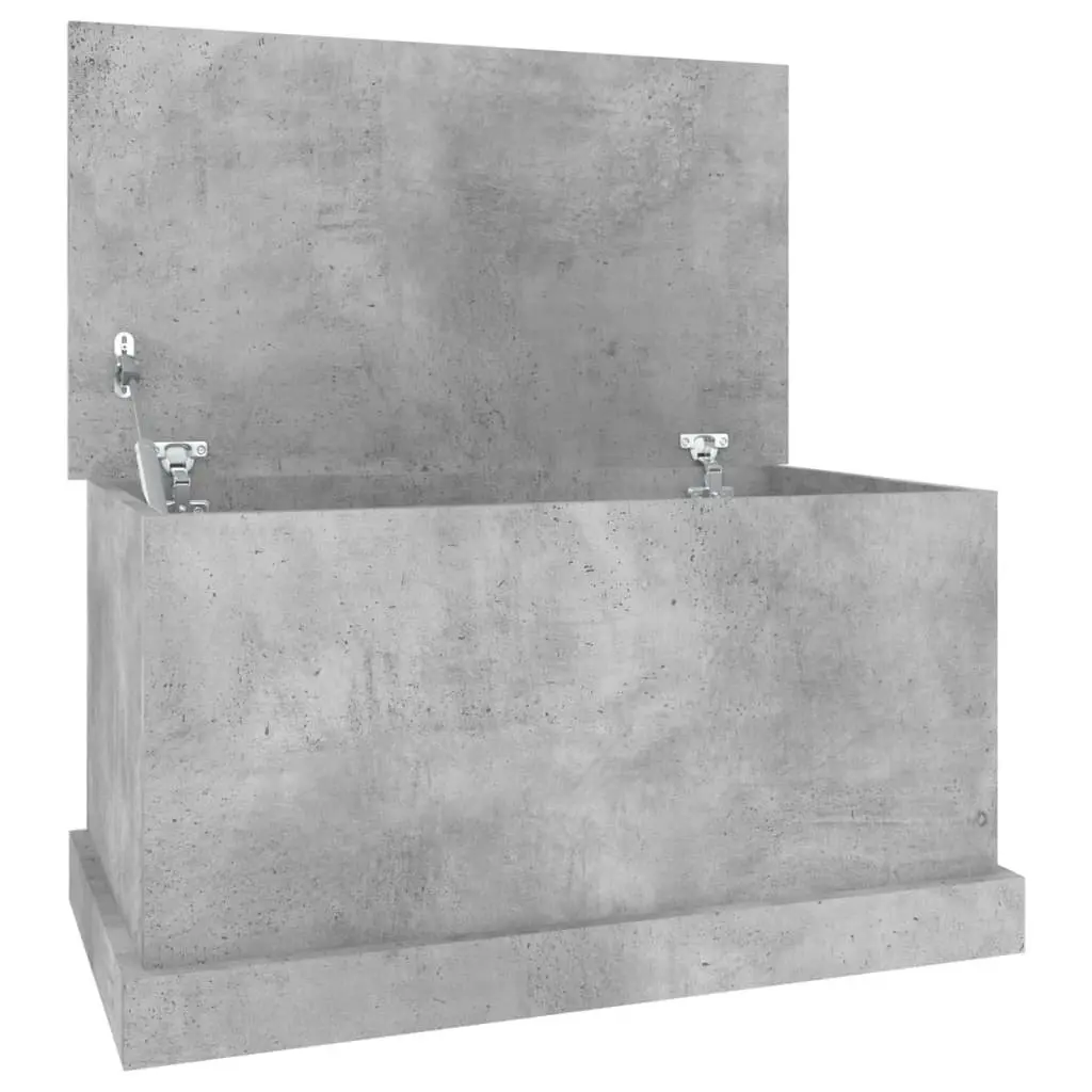 Storage Box Grey 70x40x38 cm Engineered Wood Chest Organiser Bedroom Living