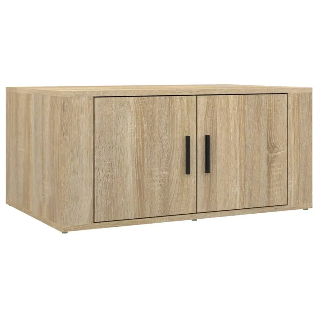 Coffee Table with Storage Compartments Brown Engineered Wood Living Room Accent