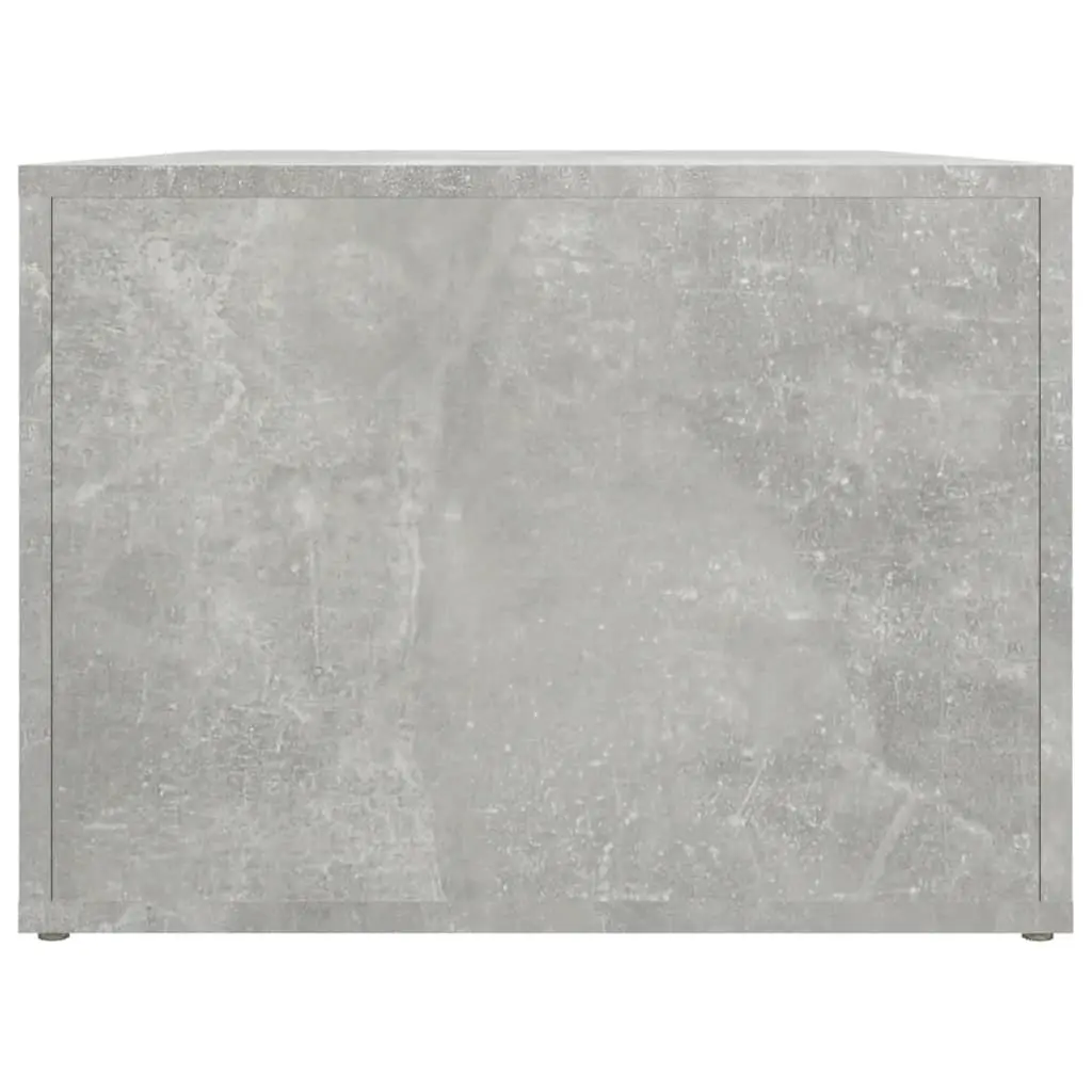 Coffee Table Grey Engineered Wood Storage Compartments Living Room Accent