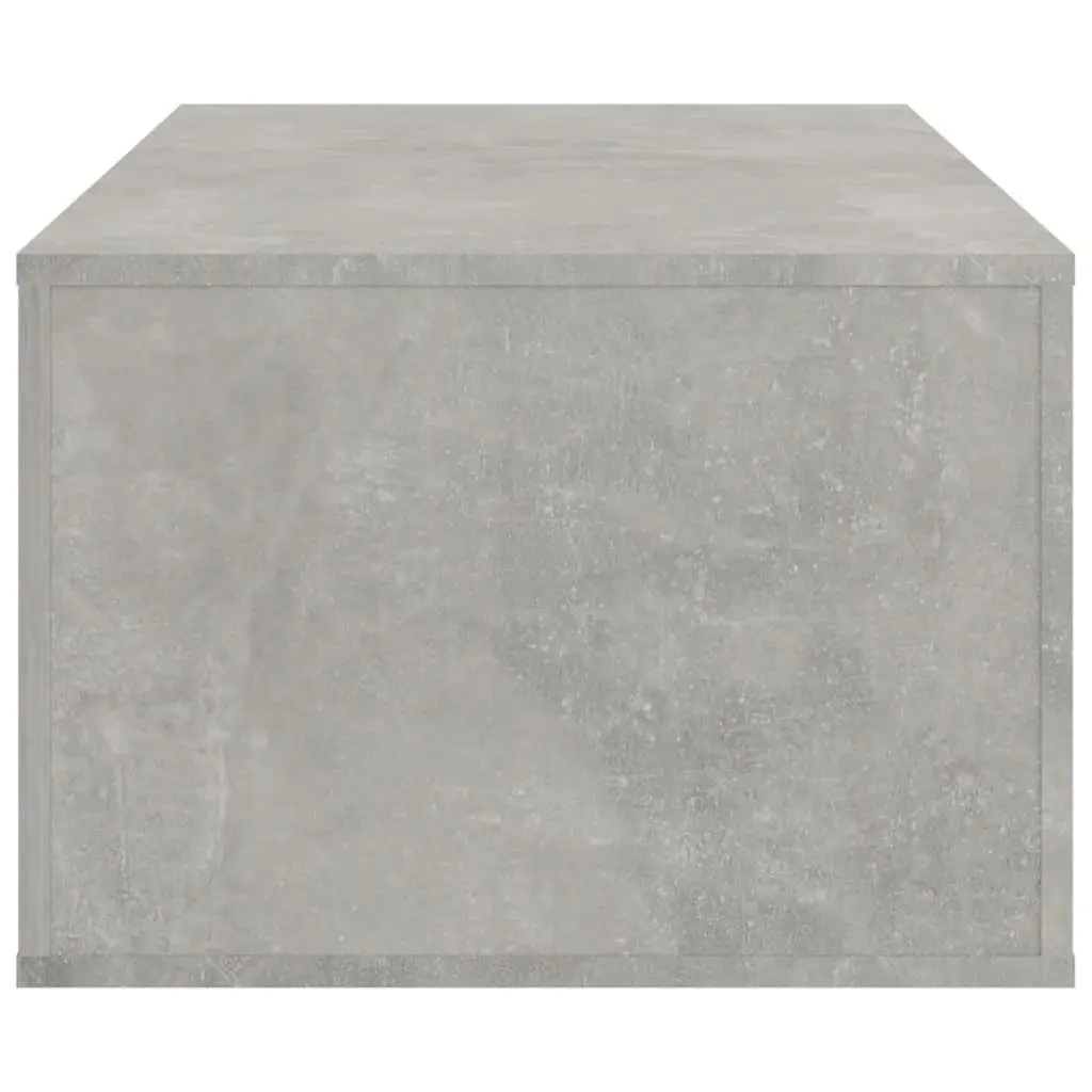 Coffee Table Engineered Wood 100x50.5x35cm Grey Storage Drawer Compartment
