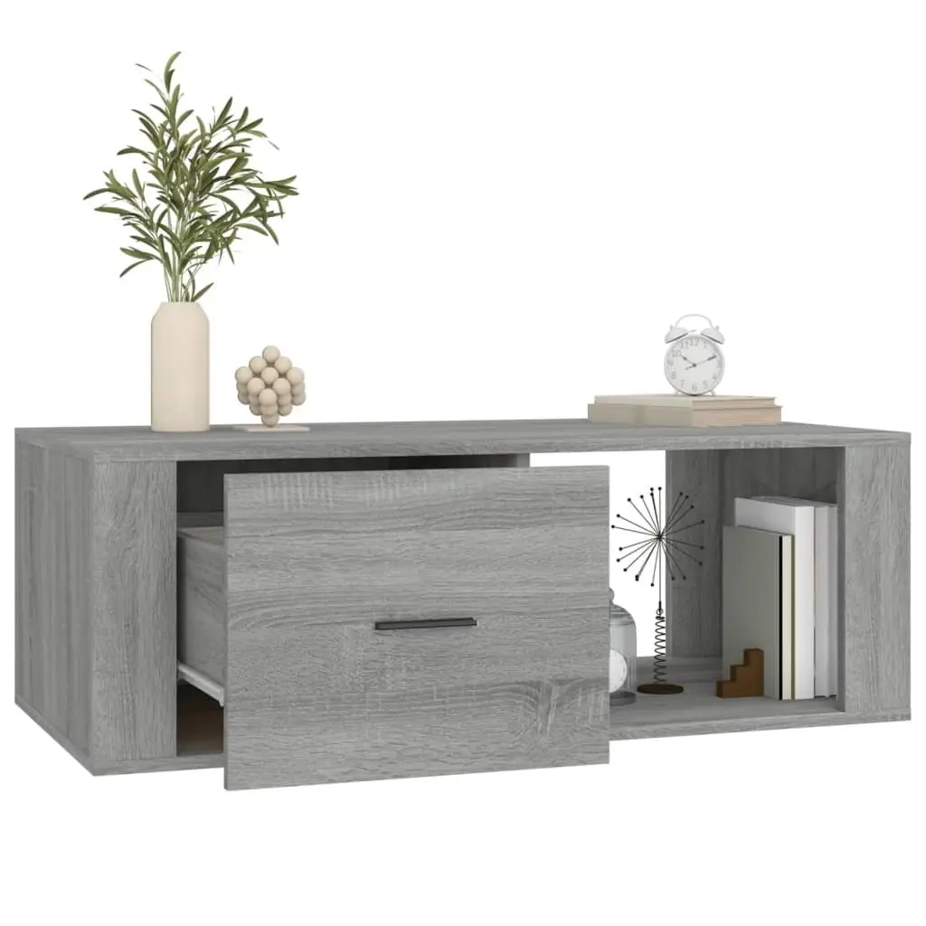 Coffee Table Engineered Wood 100cm Grey