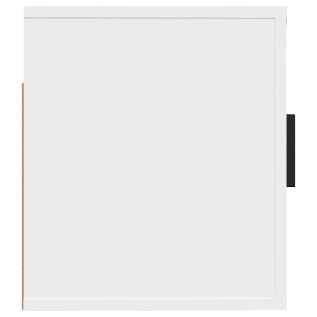 Wall Mounted TV Cabinet White Media Storage Unit Shelving Wall Mounted Design