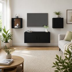 Practical Black TV Cabinet for Your Home Needs