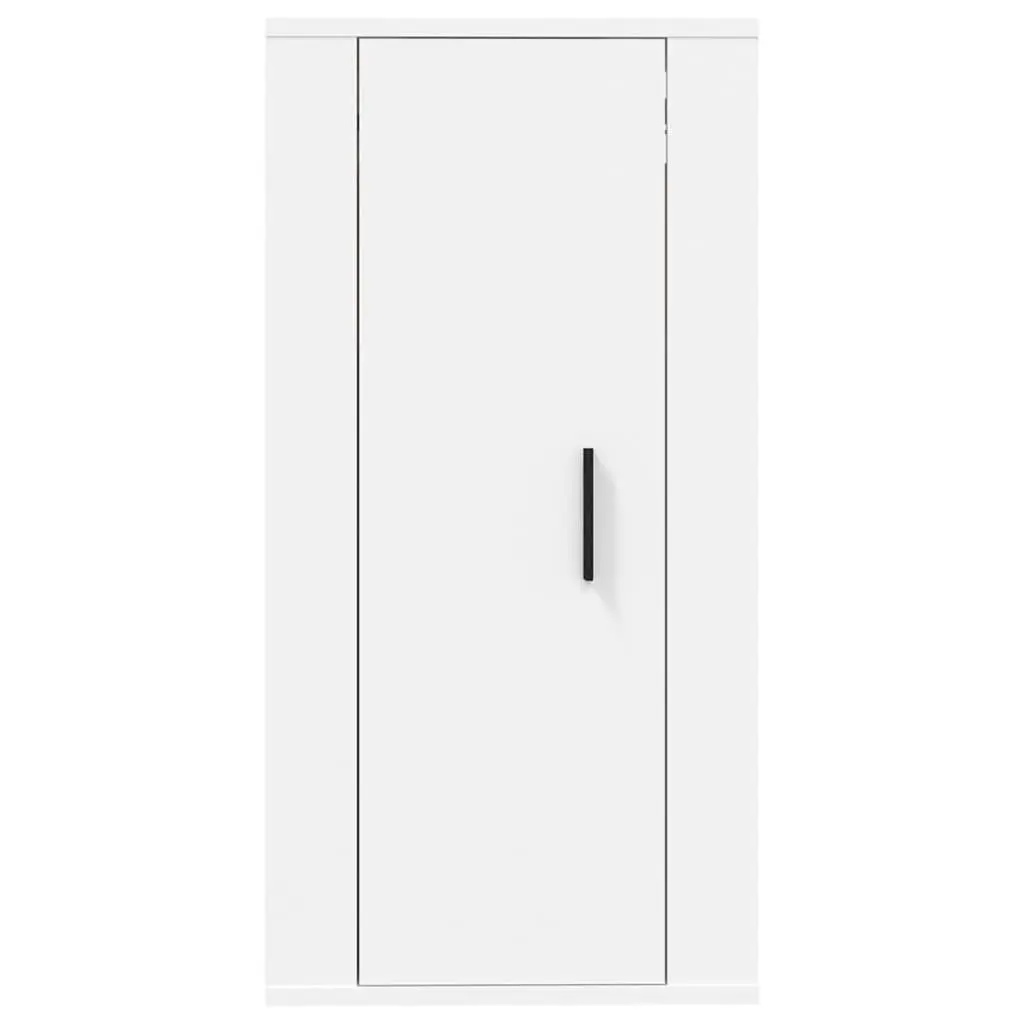 Wall Mounted Storage Unit TV Cabinet Engineered Wood 40x34.5x80cm White
