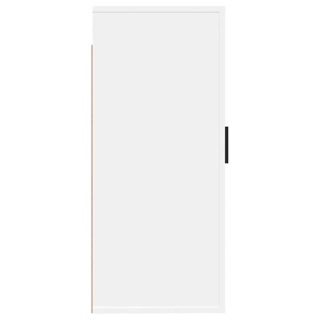 Wall Mounted Storage Unit TV Cabinet Engineered Wood 40x34.5x80cm White