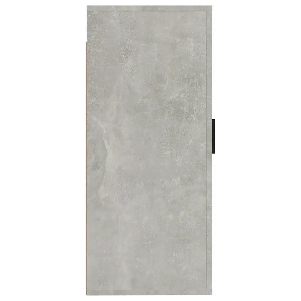 Wall Mounted TV Cabinet Engineered Wood 40 x 34.5 x 80 cm Grey 3 Compartments Media Organiser