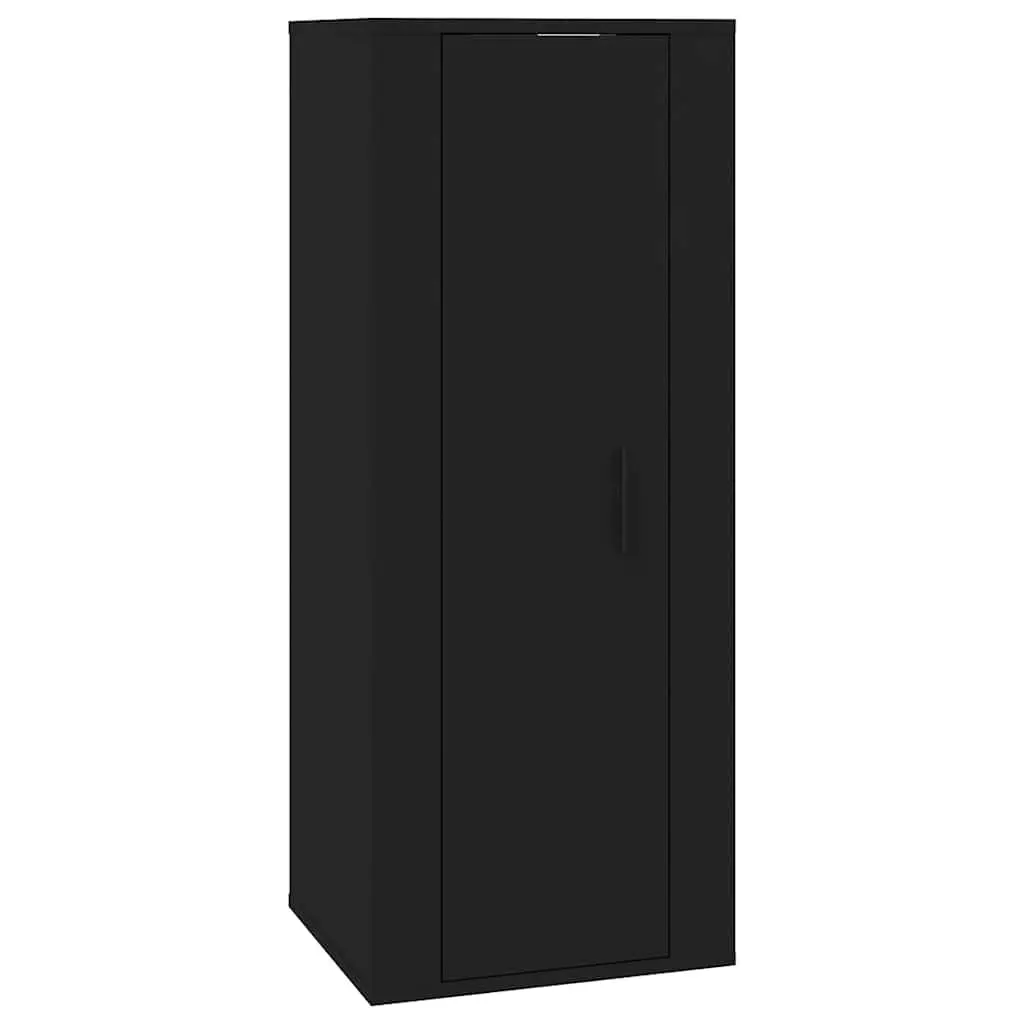 Wall Mounted TV Cabinet Black 40x34.5x100 cm Media Storage Unit