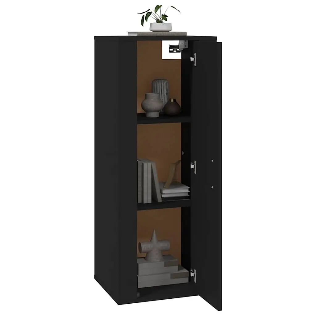 Wall Mounted TV Cabinet Black 40x34.5x100 cm Media Storage Unit