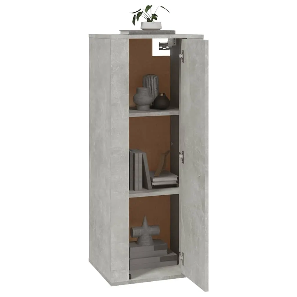 Wall Mounted TV Unit Grey 40x34.5x100cm