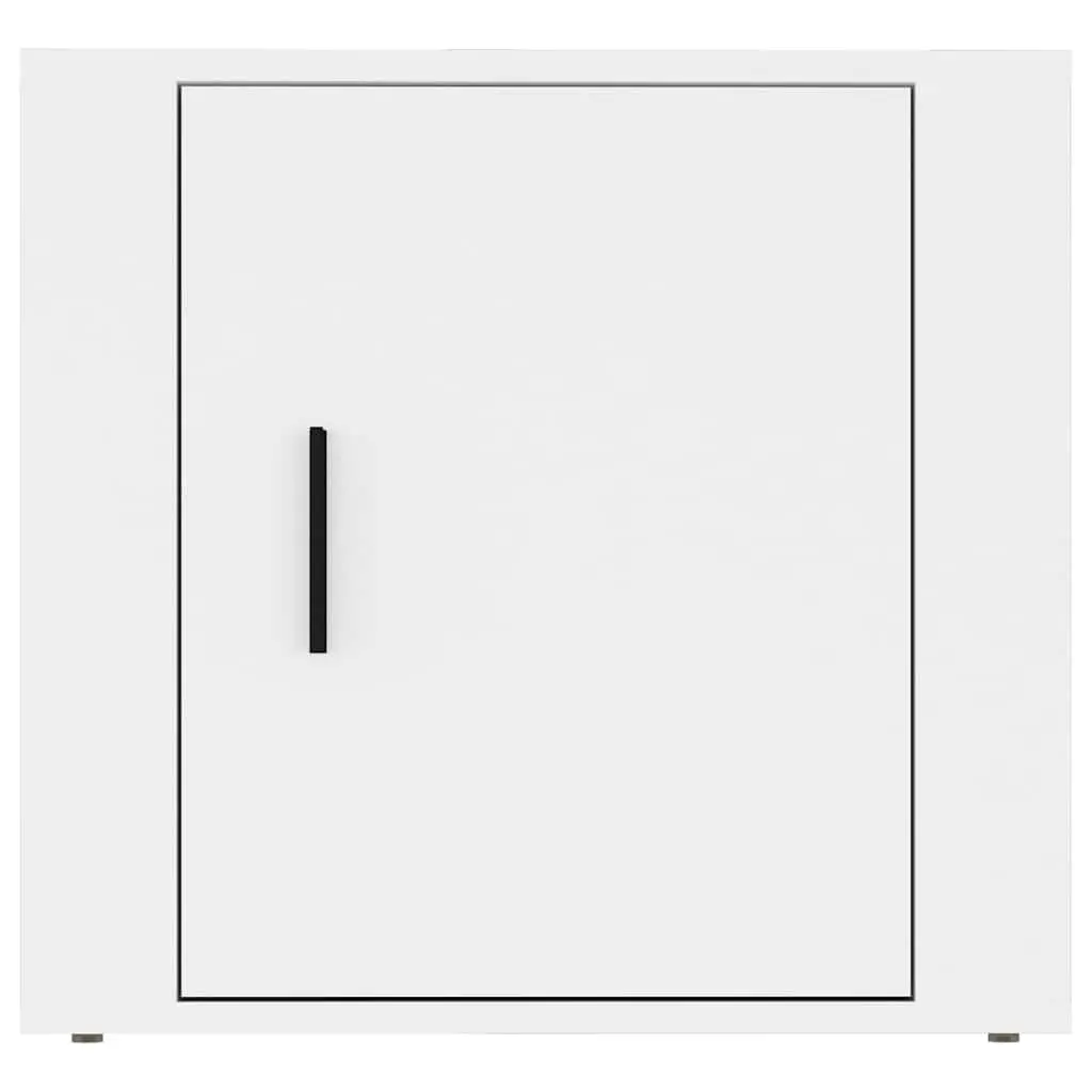 Bedside Cabinets 2 pcs White Engineered Wood Bedside Storage Table 50x39x47cm