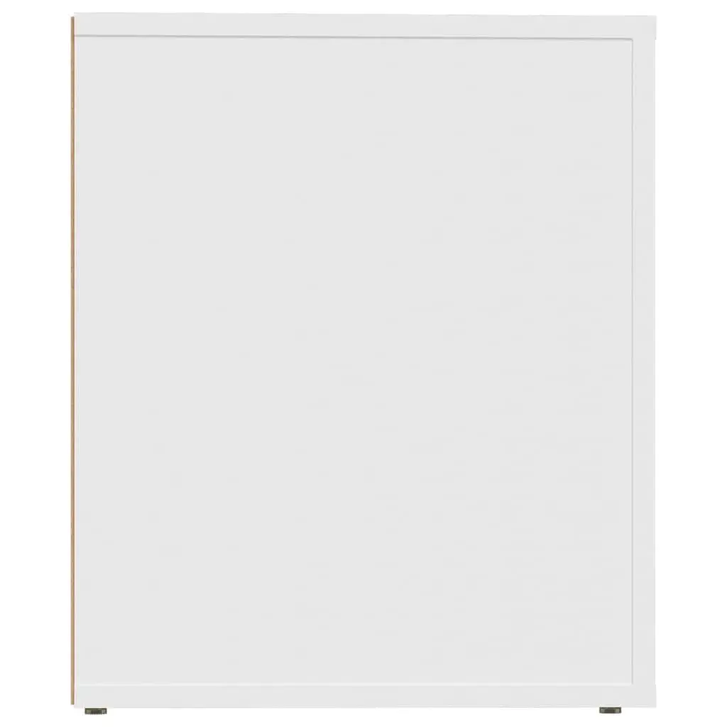 Bedside Cabinets 2 pcs White Engineered Wood Bedside Storage Table 50x39x47cm