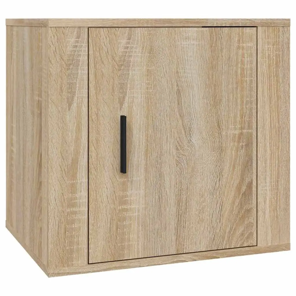 Bedside Cabinets 2 pcs Brown Storage Side Tables Bedroom Furniture Organiser
