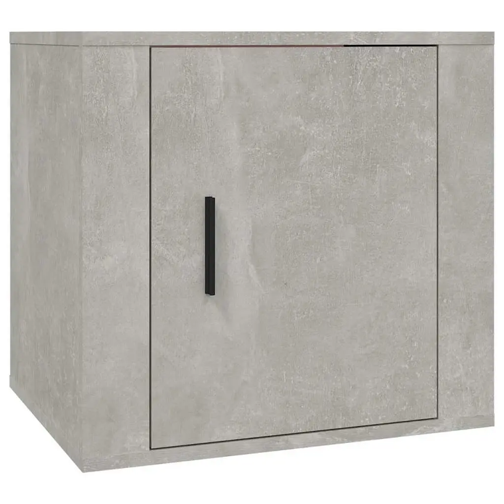 Bedside Cabinet Engineered Wood 50 x 39 x 47 cm Grey