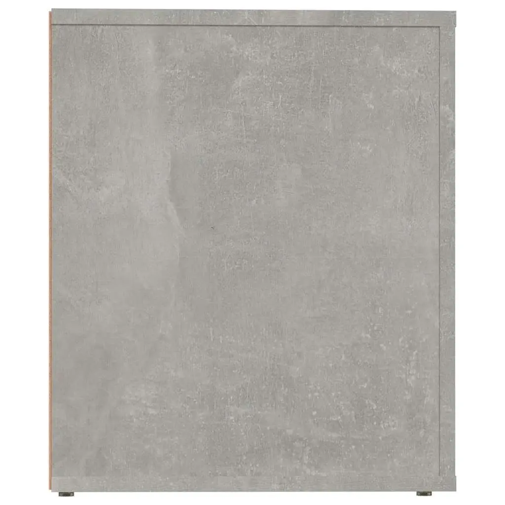 Bedside Cabinet Engineered Wood 50 x 39 x 47 cm Grey