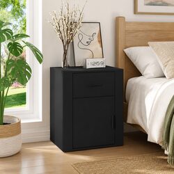 Functional Black Nightstand for Your Bedroom