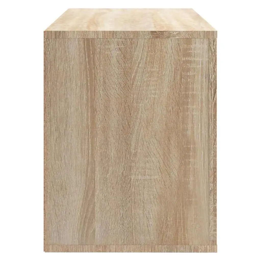 Shoe Cabinet Storage Organiser Beige Engineered Wood 80x35x45 cm 2 Compartments