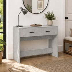 Functional Grey Console Table for Everyday Use