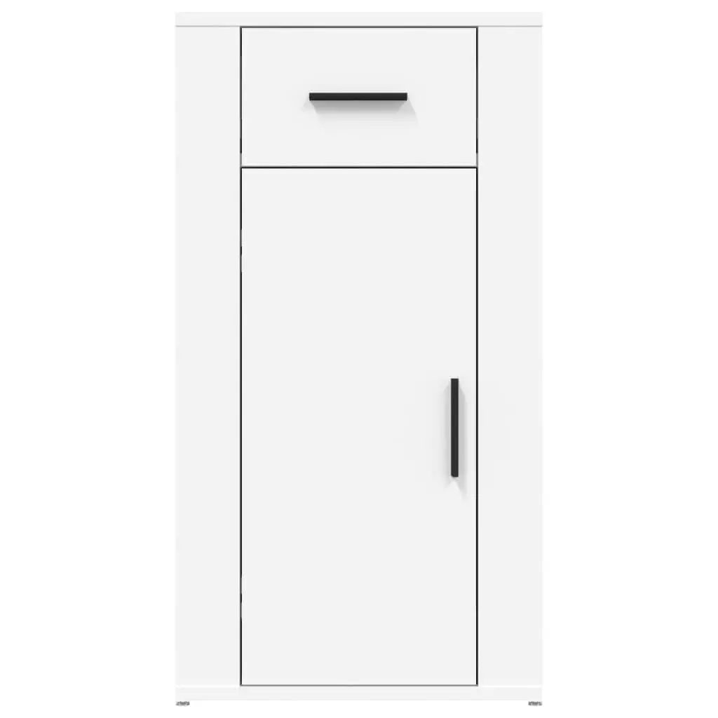 White Desk Cabinet for Home and Office Use