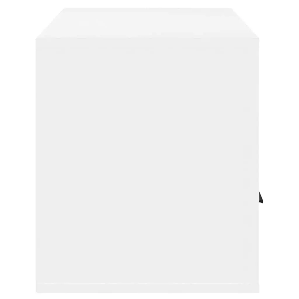 White TV Cabinet 100x35x40 cm with Storage