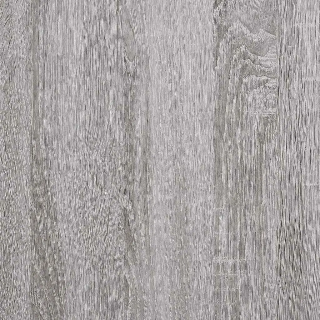 Hanging TV Cabinet Engineered Wood Grey Sonoma Wall-Mounted Media Storage Unit 80 x 36 x 25 cm