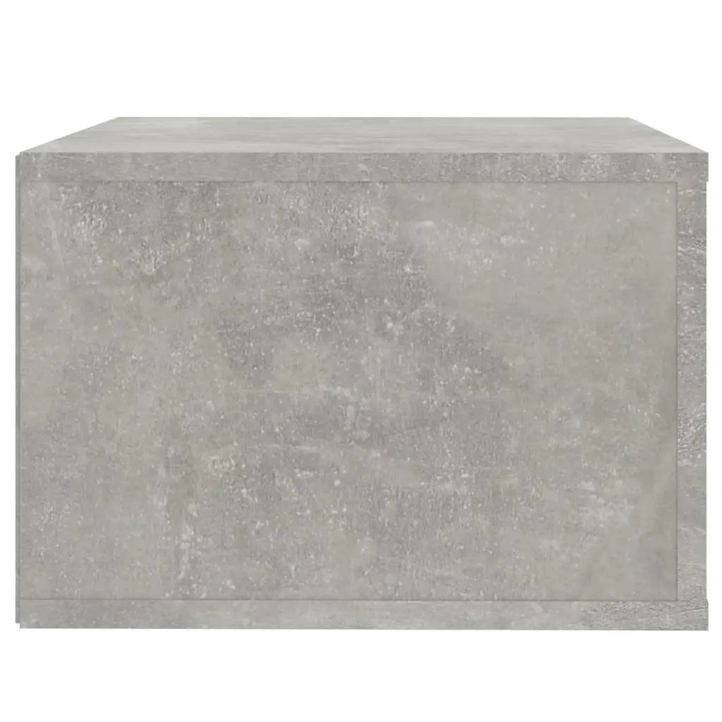 Wall-Mounted Bedside Cabinets Engineered Wood Grey 50x36x25 cm Pair
