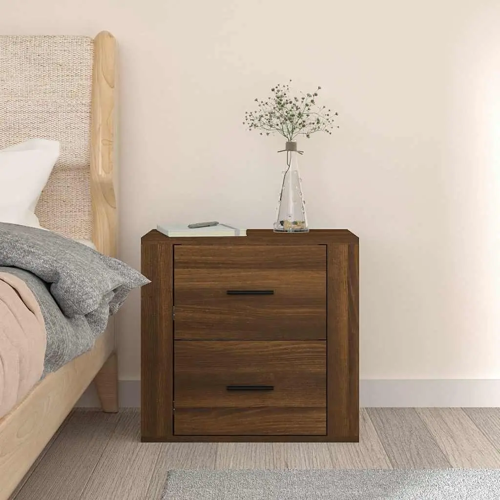 Wall-Mounted Bedside Cabinet for Small Spaces